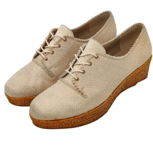 Stuart Weitzman Beige Espadrille shoes  sz 7